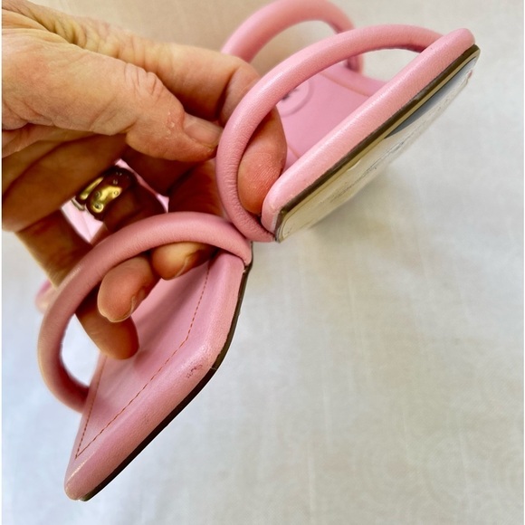 Free People Parker Pink Size US 8.5 EU 39 Double Strap Pink Sandals Heels - Picture 7 of 15